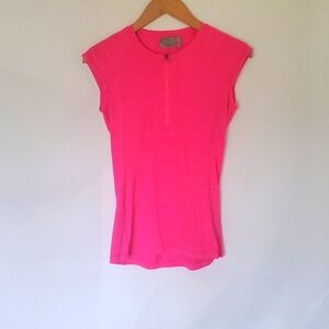 Athleta Heathered Pink Tank Top Size Extra Small